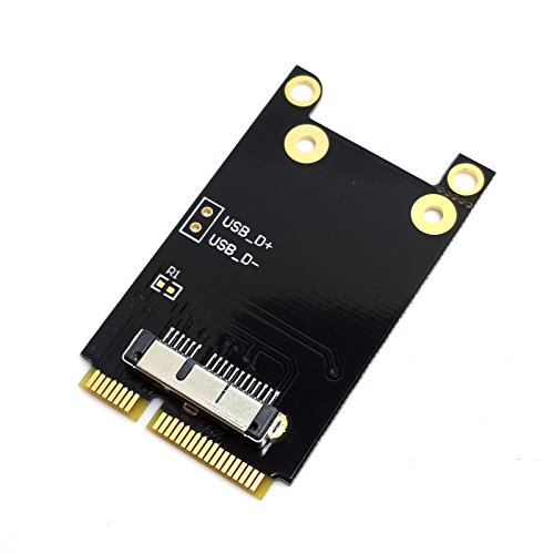 fasient1 pour Broadcom BCM94360CD 802.11ac Carte réseau sans Fil Mini PCI-E WiFi WLAN pour Bluetooth 4.0 pour iOS 2013 21.5/27 